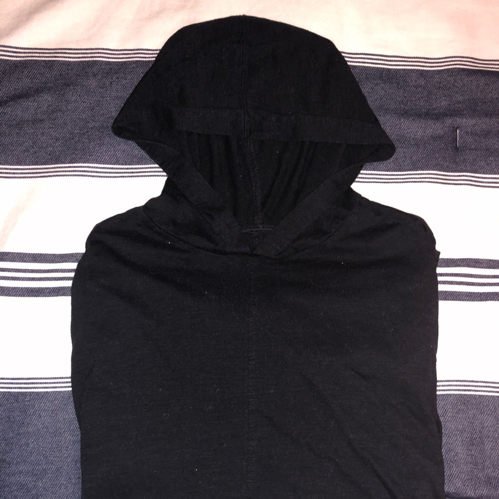 Lightweight black hoodie. Perfect condition.
